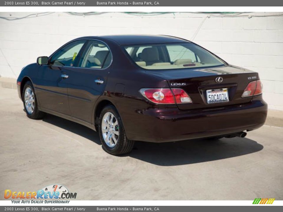 2003 Lexus ES 300 Black Garnet Pearl / Ivory Photo #2