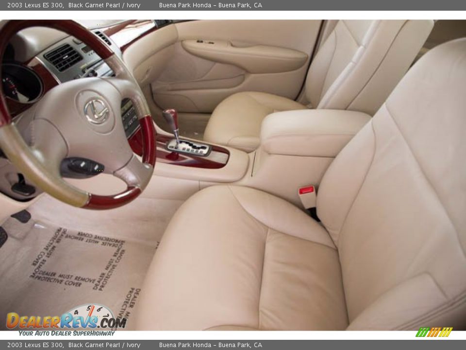 2003 Lexus ES 300 Black Garnet Pearl / Ivory Photo #3