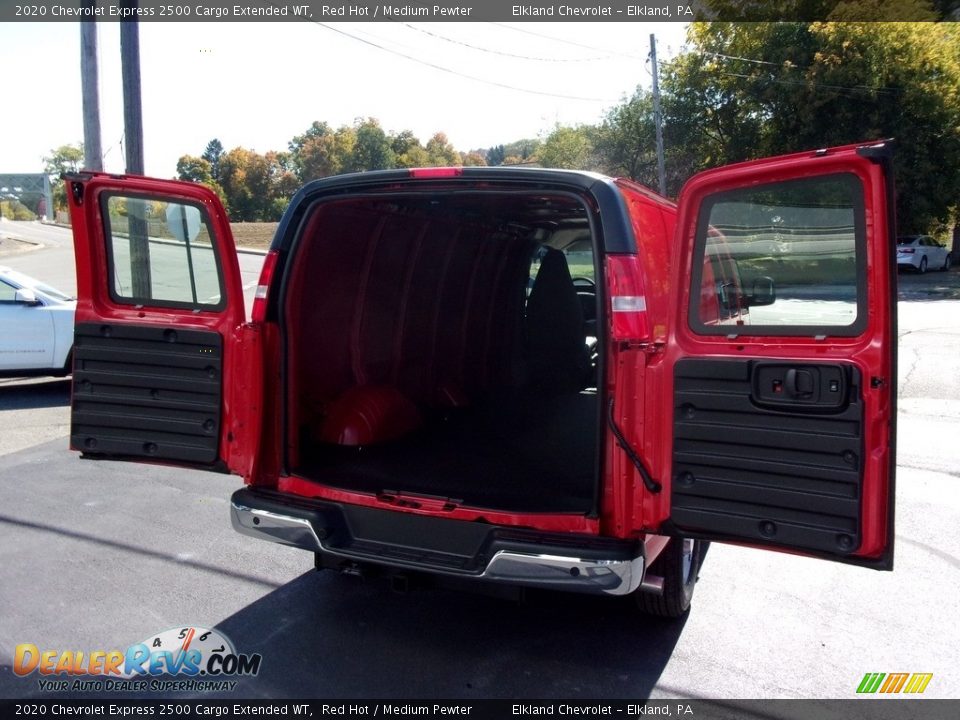 2020 Chevrolet Express 2500 Cargo Extended WT Red Hot / Medium Pewter Photo #9