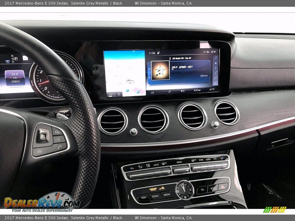 2017 Mercedes-Benz E 300 Sedan Selenite Grey Metallic / Black Photo #5
