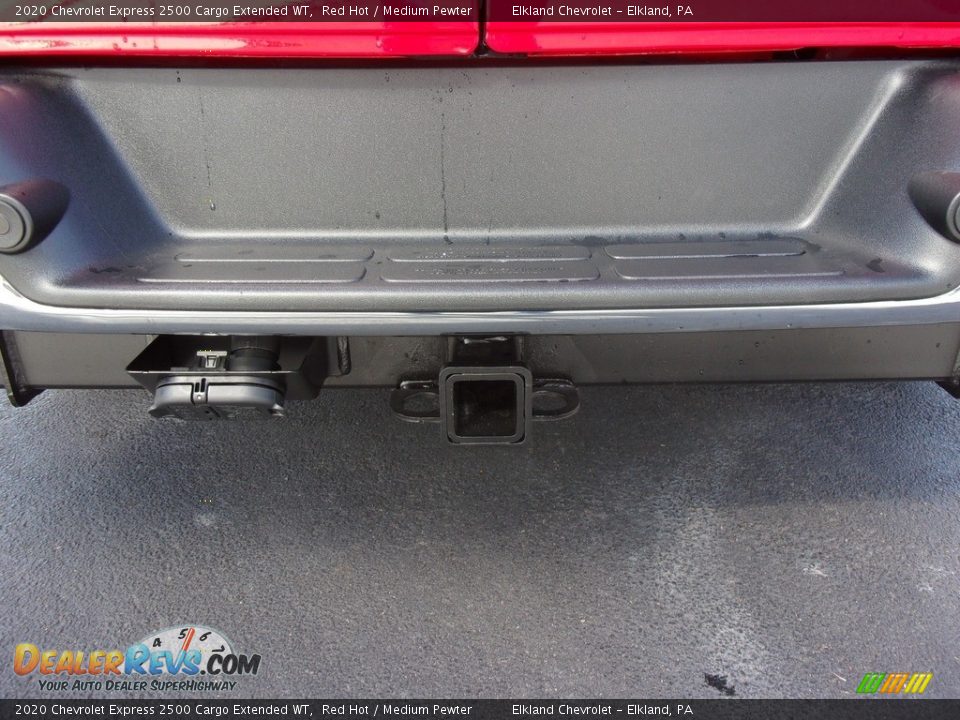 2020 Chevrolet Express 2500 Cargo Extended WT Red Hot / Medium Pewter Photo #11