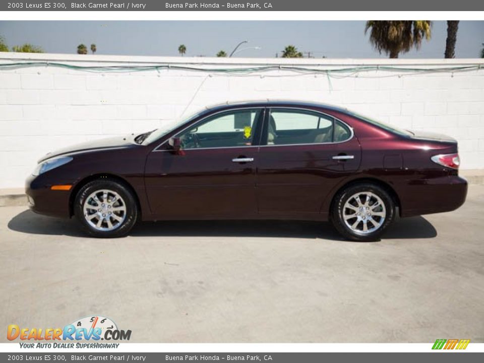 2003 Lexus ES 300 Black Garnet Pearl / Ivory Photo #8