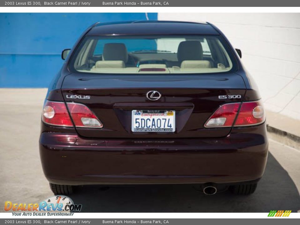 2003 Lexus ES 300 Black Garnet Pearl / Ivory Photo #9