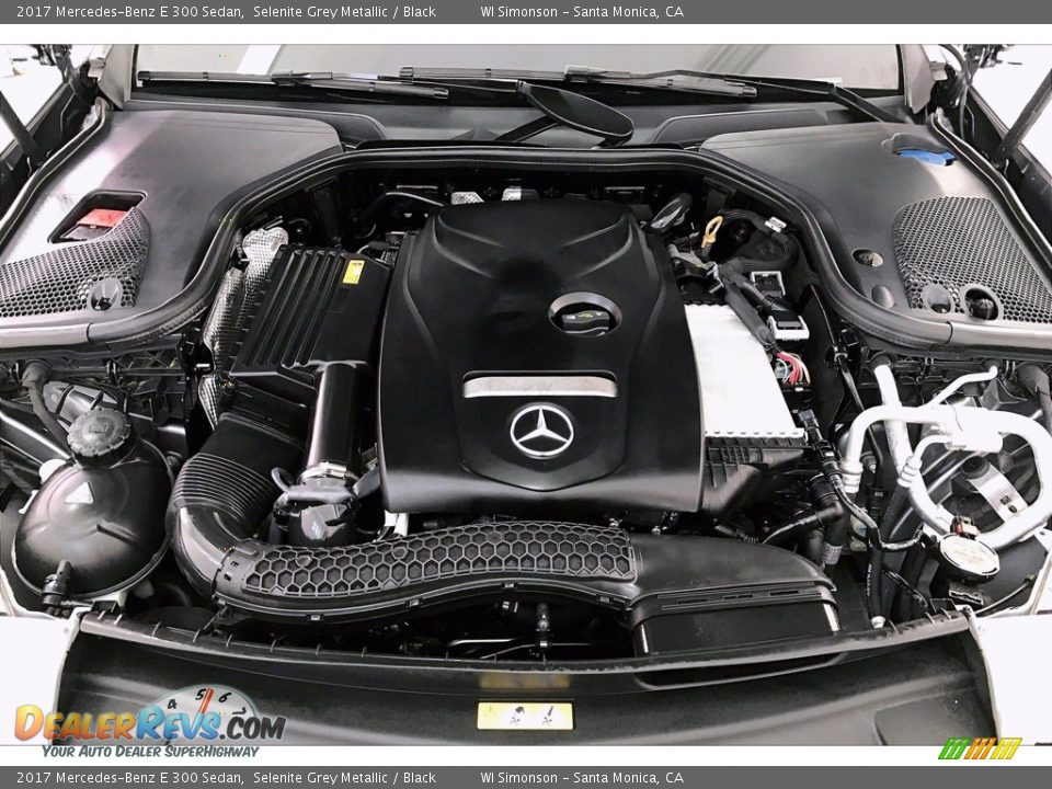 2017 Mercedes-Benz E 300 Sedan Selenite Grey Metallic / Black Photo #9