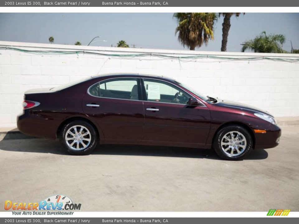 2003 Lexus ES 300 Black Garnet Pearl / Ivory Photo #12