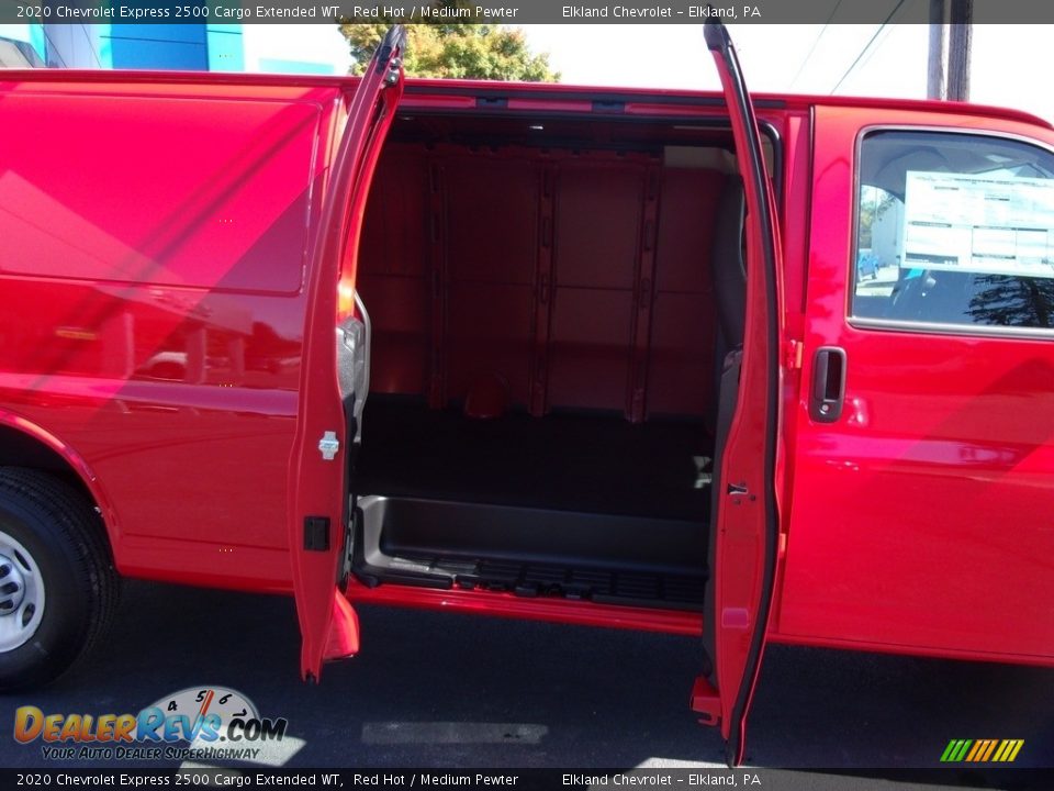 2020 Chevrolet Express 2500 Cargo Extended WT Red Hot / Medium Pewter Photo #16