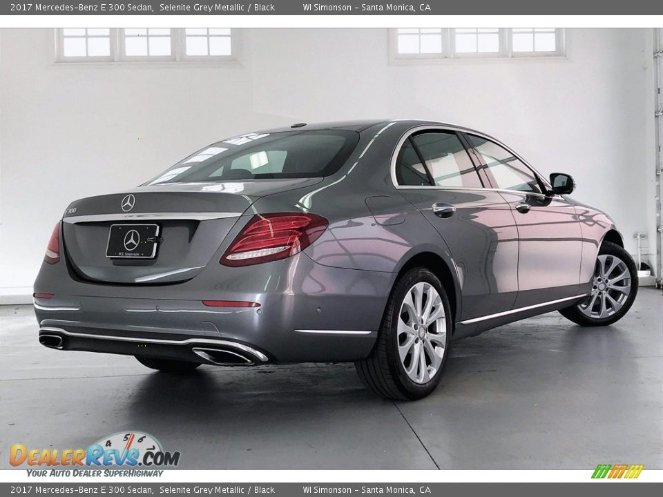 2017 Mercedes-Benz E 300 Sedan Selenite Grey Metallic / Black Photo #16