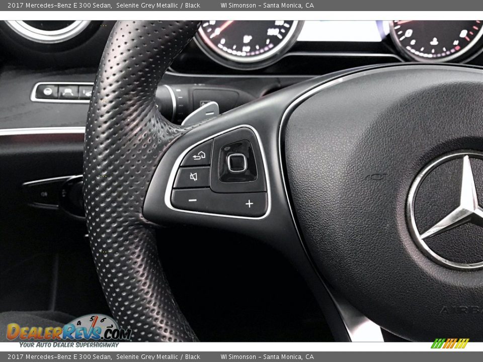 2017 Mercedes-Benz E 300 Sedan Selenite Grey Metallic / Black Photo #18