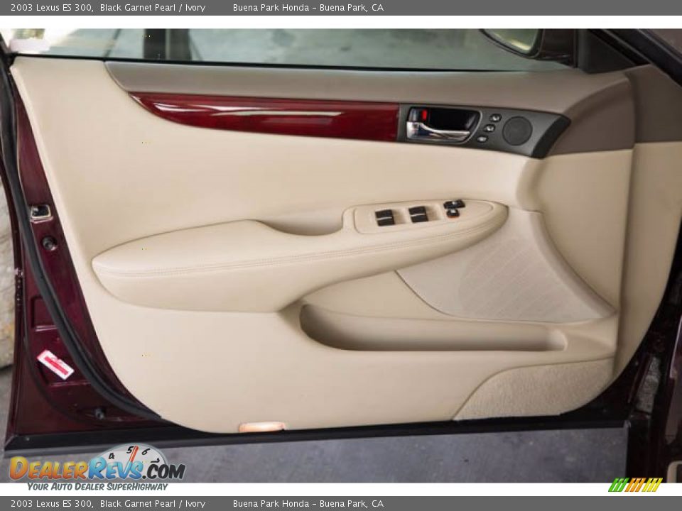 2003 Lexus ES 300 Black Garnet Pearl / Ivory Photo #23