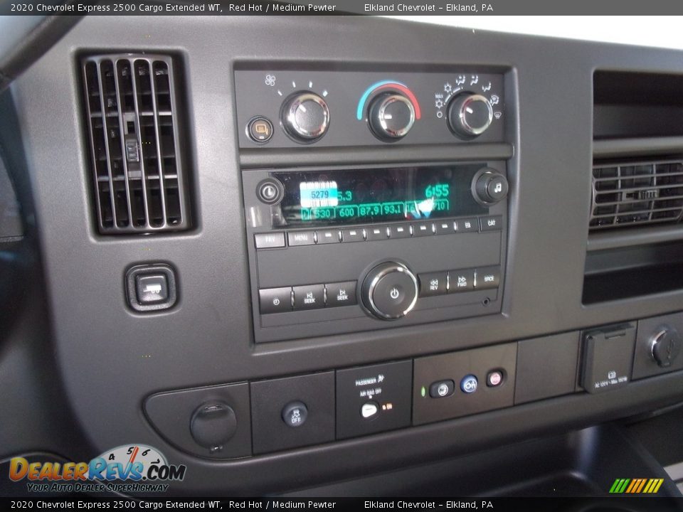 2020 Chevrolet Express 2500 Cargo Extended WT Red Hot / Medium Pewter Photo #26