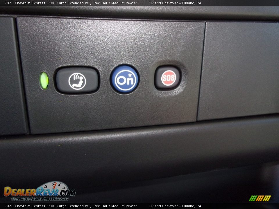 2020 Chevrolet Express 2500 Cargo Extended WT Red Hot / Medium Pewter Photo #27