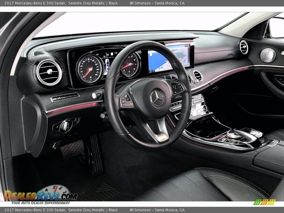 2017 Mercedes-Benz E 300 Sedan Selenite Grey Metallic / Black Photo #22