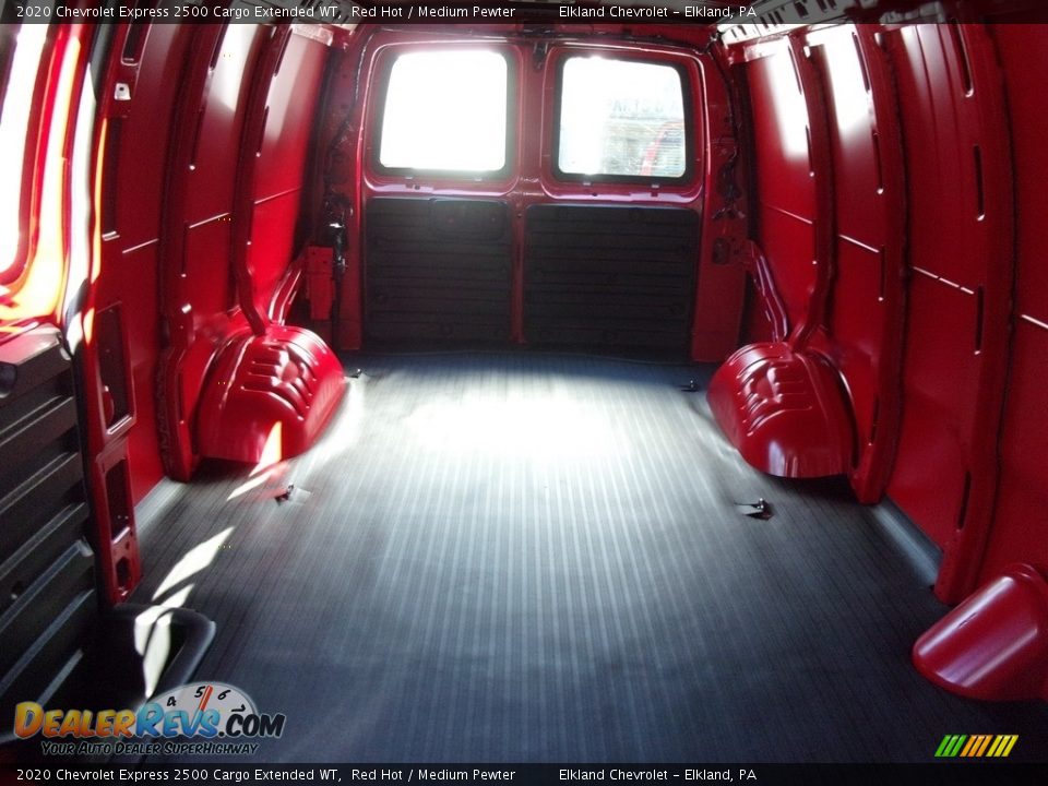 2020 Chevrolet Express 2500 Cargo Extended WT Red Hot / Medium Pewter Photo #29