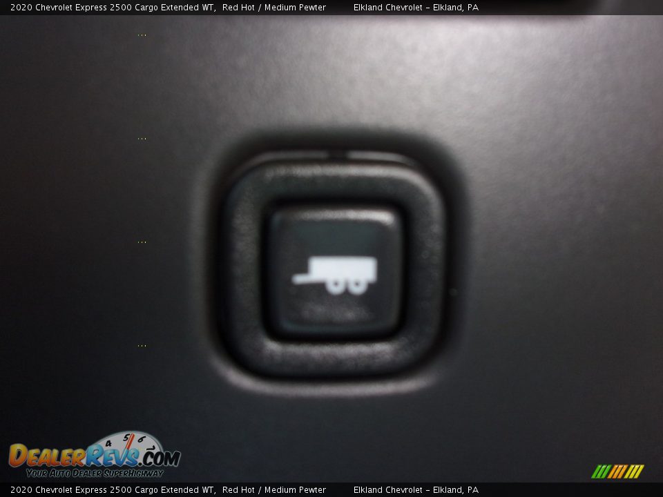 2020 Chevrolet Express 2500 Cargo Extended WT Red Hot / Medium Pewter Photo #31