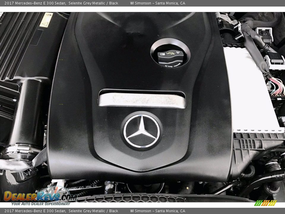 2017 Mercedes-Benz E 300 Sedan Selenite Grey Metallic / Black Photo #31