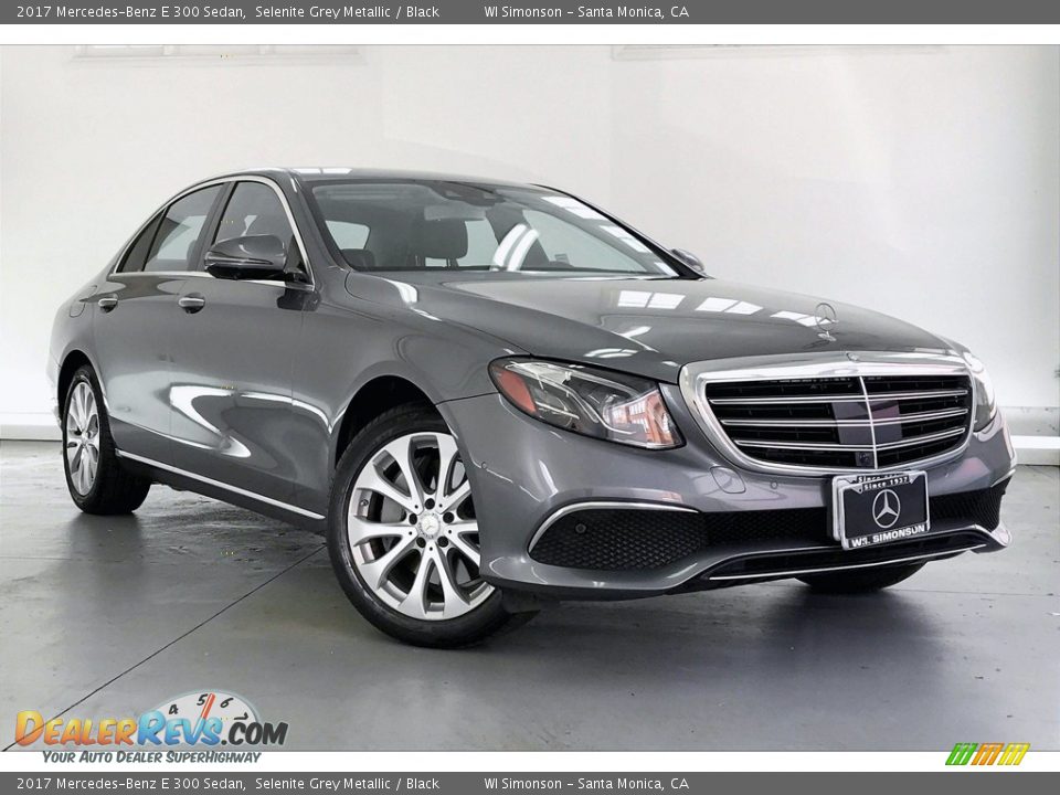 2017 Mercedes-Benz E 300 Sedan Selenite Grey Metallic / Black Photo #34
