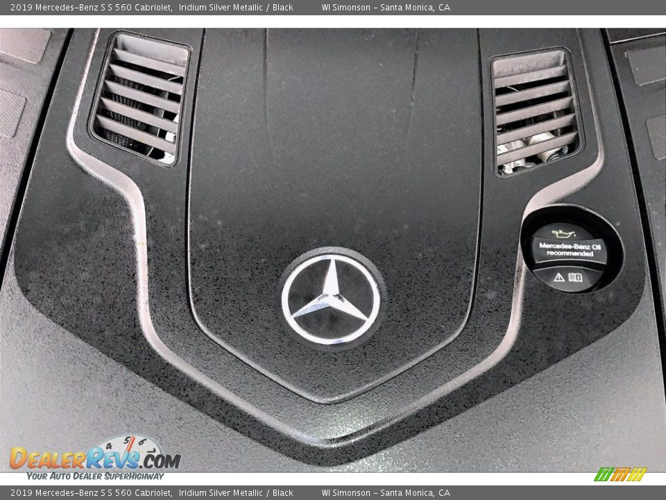 2019 Mercedes-Benz S S 560 Cabriolet Iridium Silver Metallic / Black Photo #31