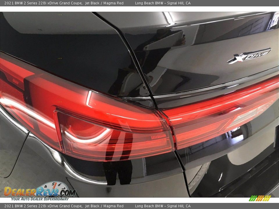 2021 BMW 2 Series 228i xDrive Grand Coupe Jet Black / Magma Red Photo #15