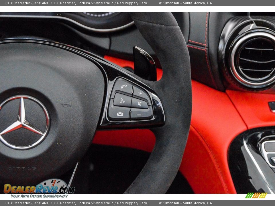 2018 Mercedes-Benz AMG GT C Roadster Steering Wheel Photo #15