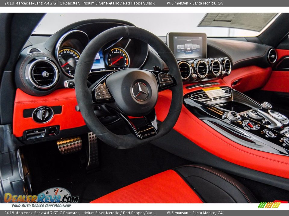 Red Pepper/Black Interior - 2018 Mercedes-Benz AMG GT C Roadster Photo #23