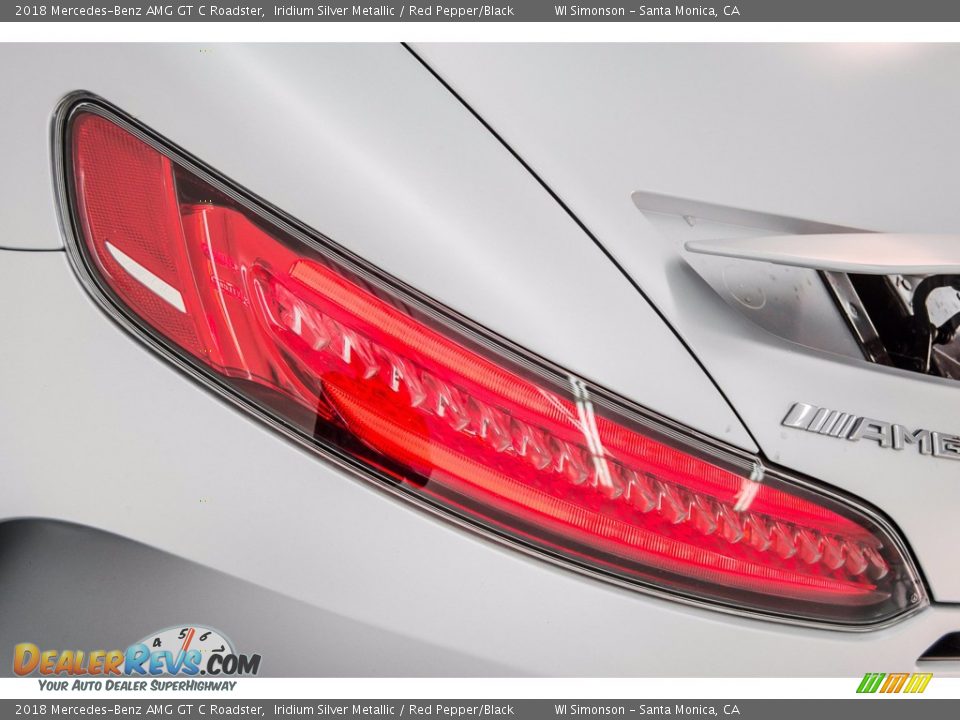 2018 Mercedes-Benz AMG GT C Roadster Iridium Silver Metallic / Red Pepper/Black Photo #27