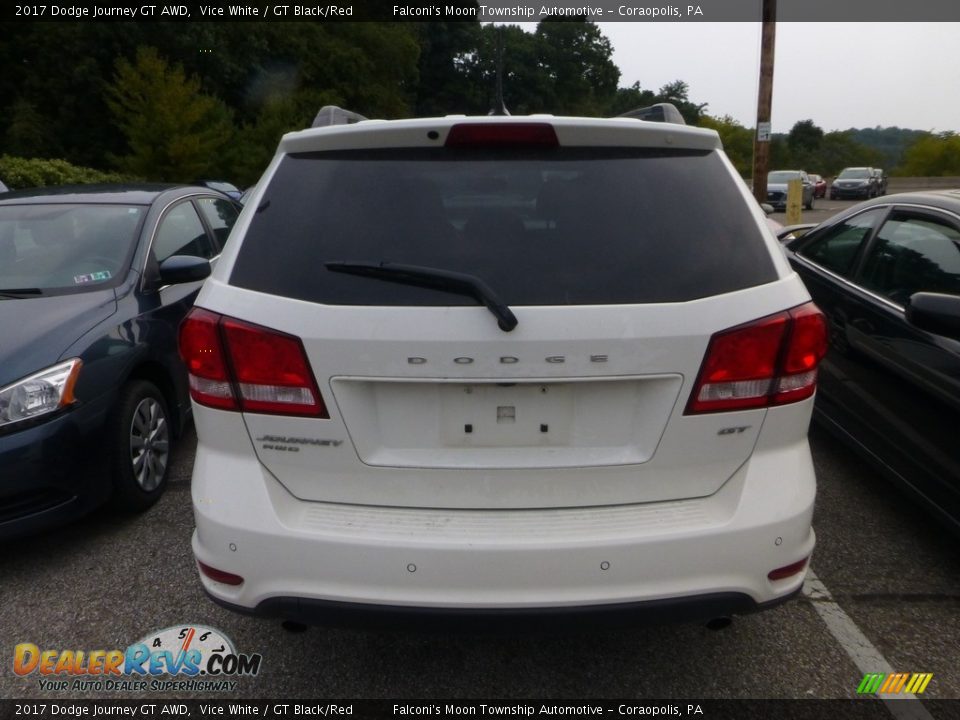 2017 Dodge Journey GT AWD Vice White / GT Black/Red Photo #3