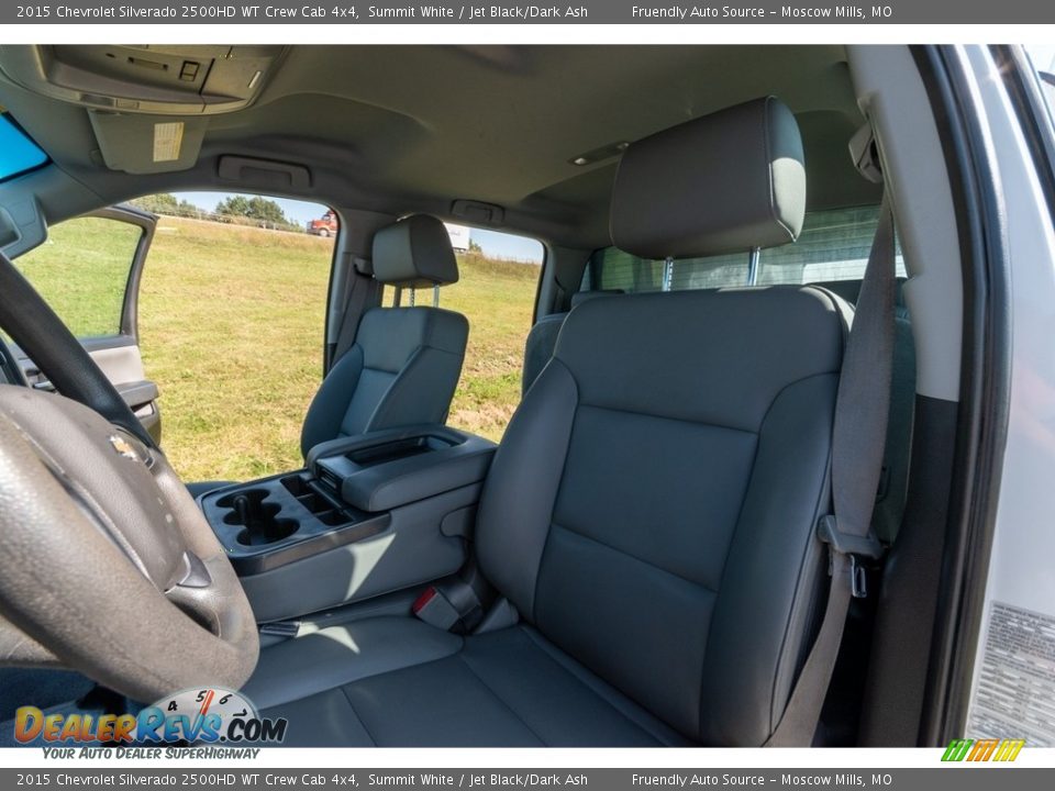 2015 Chevrolet Silverado 2500HD WT Crew Cab 4x4 Summit White / Jet Black/Dark Ash Photo #18