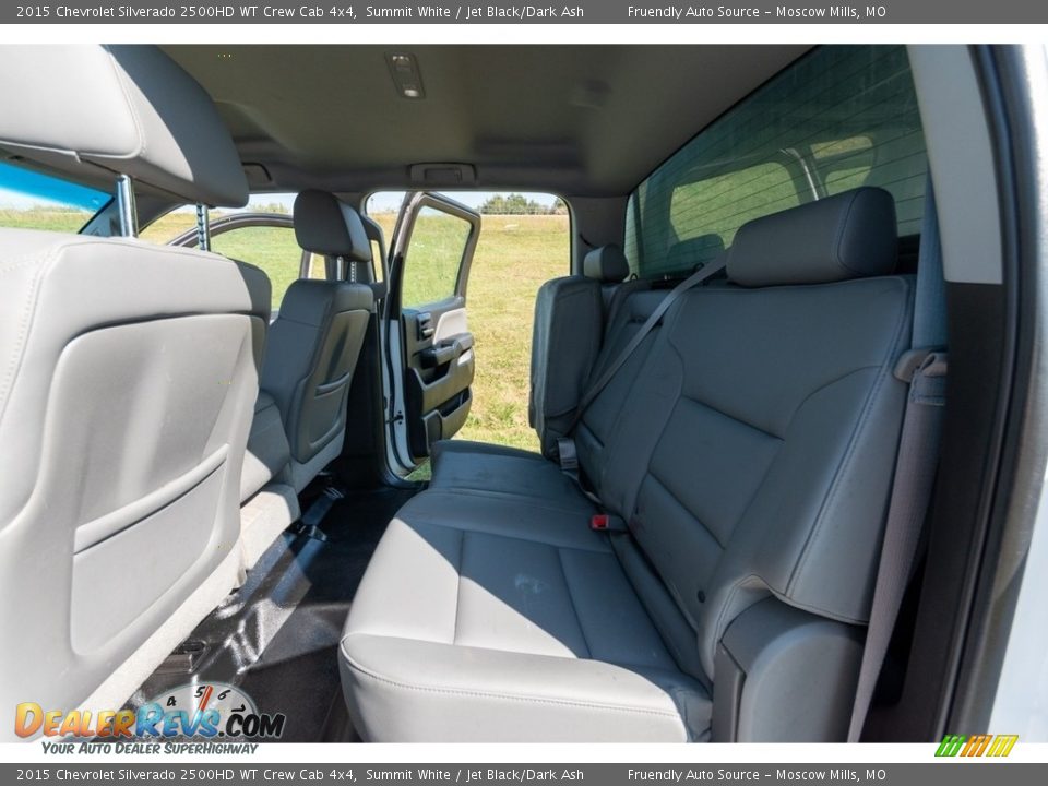 2015 Chevrolet Silverado 2500HD WT Crew Cab 4x4 Summit White / Jet Black/Dark Ash Photo #24