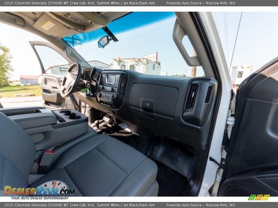 2015 Chevrolet Silverado 2500HD WT Crew Cab 4x4 Summit White / Jet Black/Dark Ash Photo #34