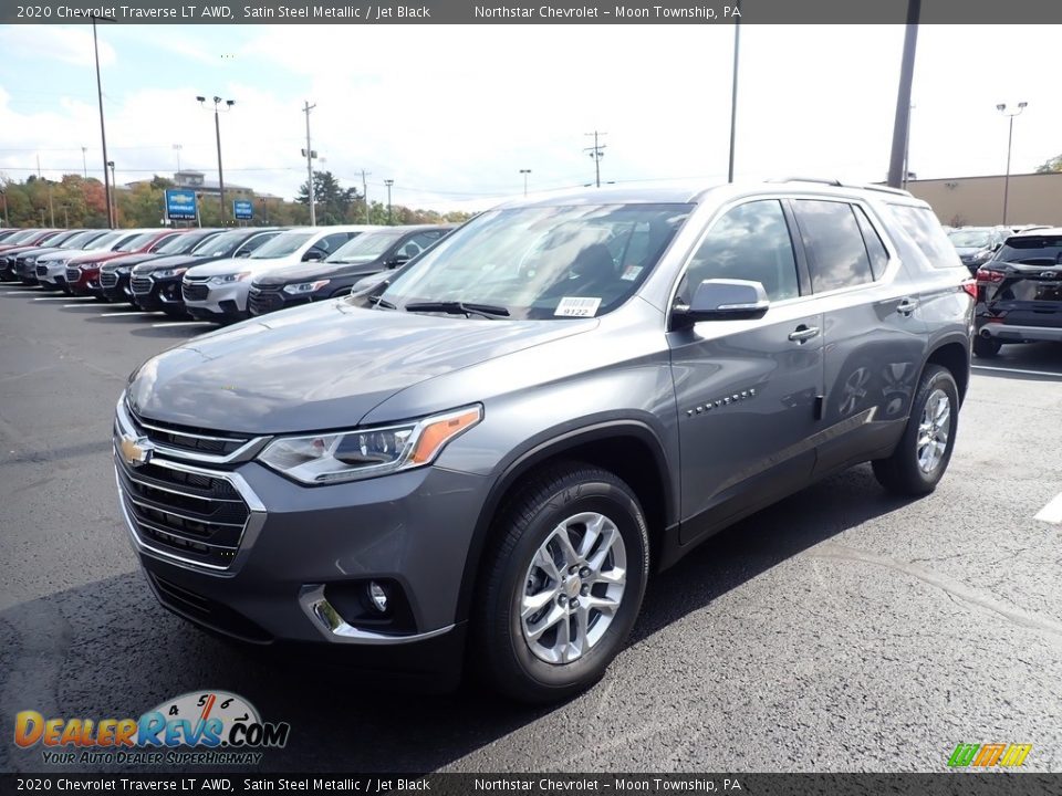 2020 Chevrolet Traverse LT AWD Satin Steel Metallic / Jet Black Photo #1