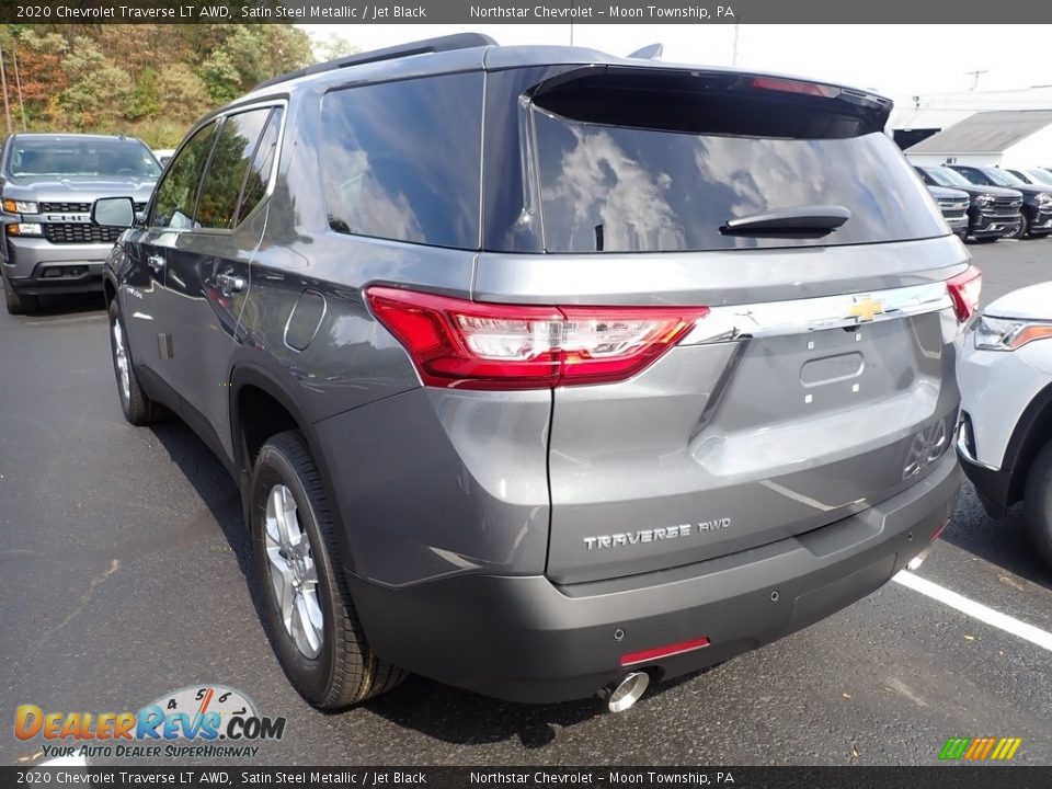 2020 Chevrolet Traverse LT AWD Satin Steel Metallic / Jet Black Photo #4