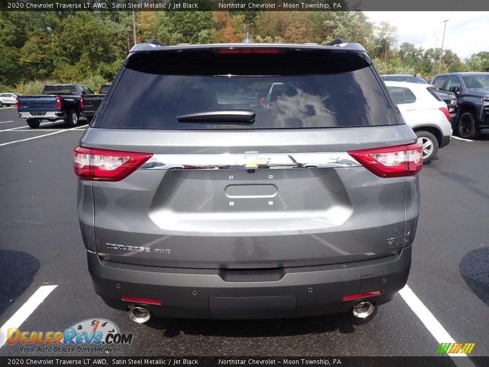 2020 Chevrolet Traverse LT AWD Satin Steel Metallic / Jet Black Photo #5
