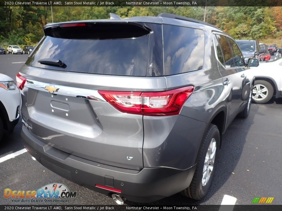 2020 Chevrolet Traverse LT AWD Satin Steel Metallic / Jet Black Photo #6