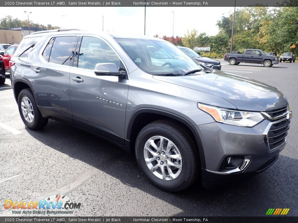 2020 Chevrolet Traverse LT AWD Satin Steel Metallic / Jet Black Photo #8