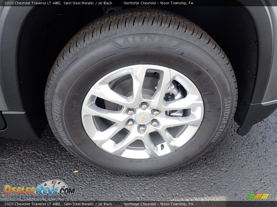 2020 Chevrolet Traverse LT AWD Satin Steel Metallic / Jet Black Photo #9