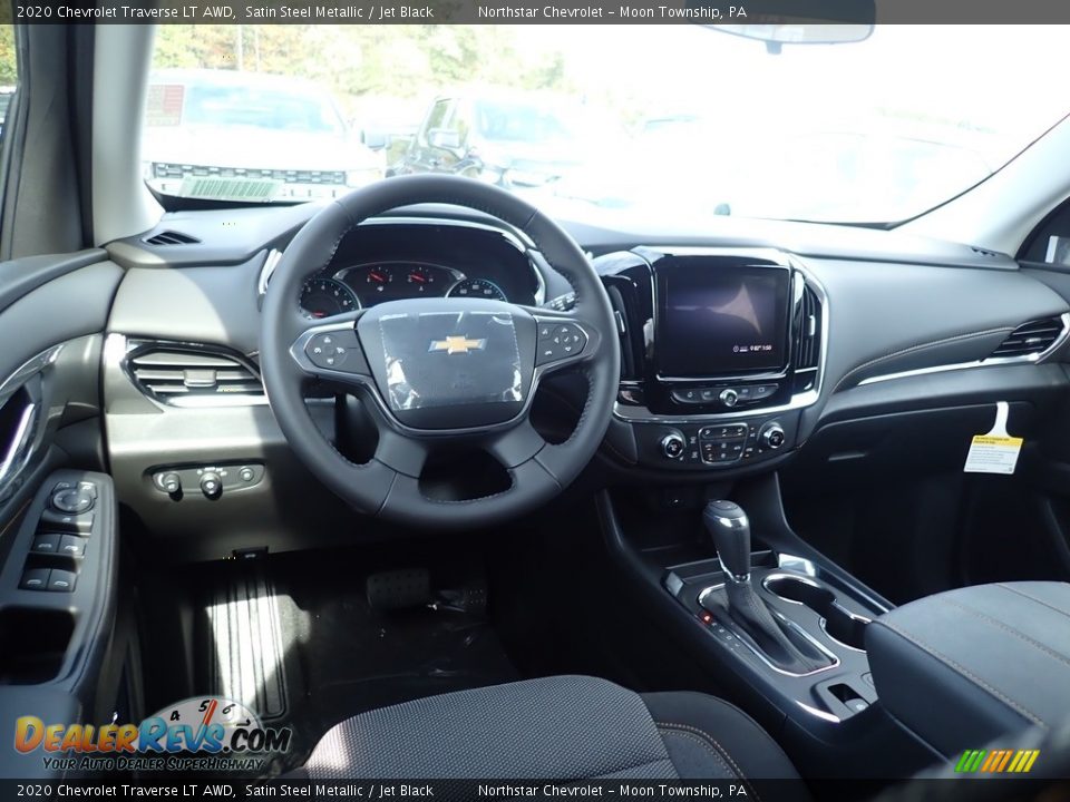 2020 Chevrolet Traverse LT AWD Satin Steel Metallic / Jet Black Photo #14