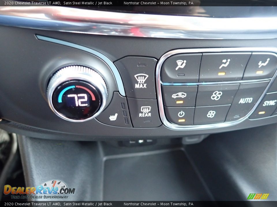 2020 Chevrolet Traverse LT AWD Satin Steel Metallic / Jet Black Photo #20