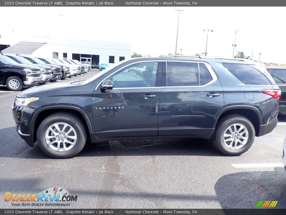 2020 Chevrolet Traverse LT AWD Graphite Metallic / Jet Black Photo #2