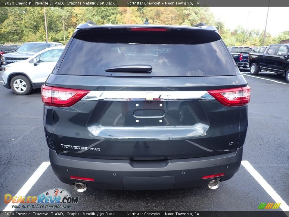 2020 Chevrolet Traverse LT AWD Graphite Metallic / Jet Black Photo #4