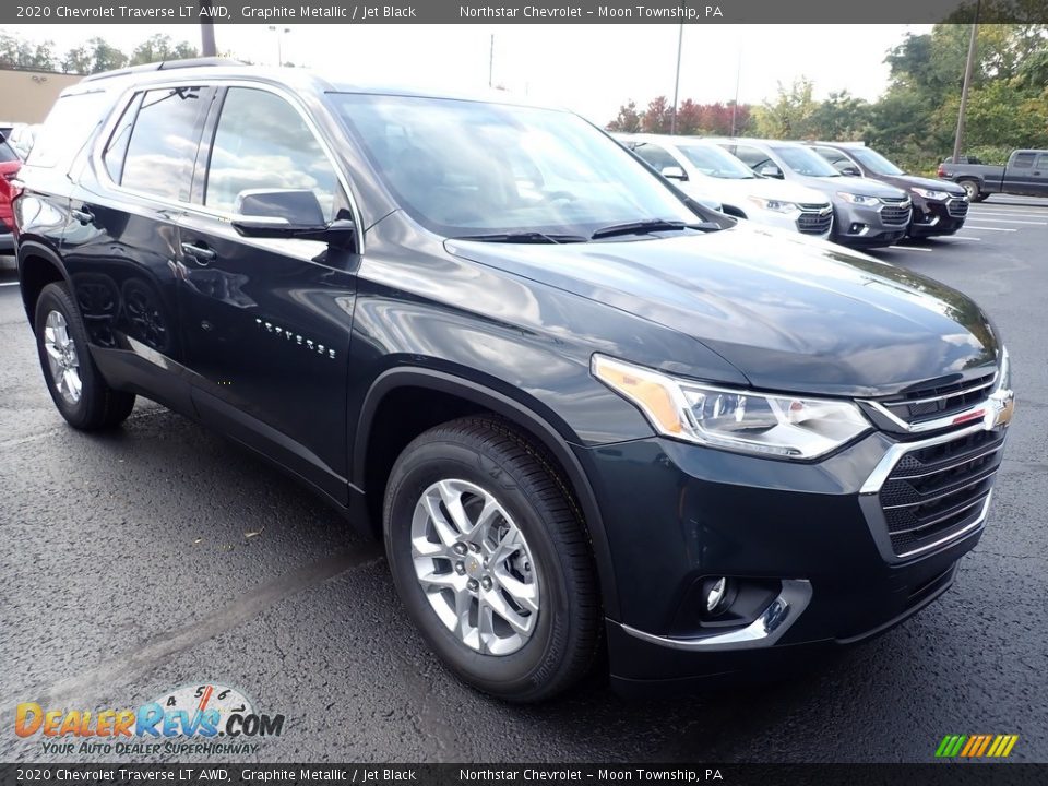 2020 Chevrolet Traverse LT AWD Graphite Metallic / Jet Black Photo #7