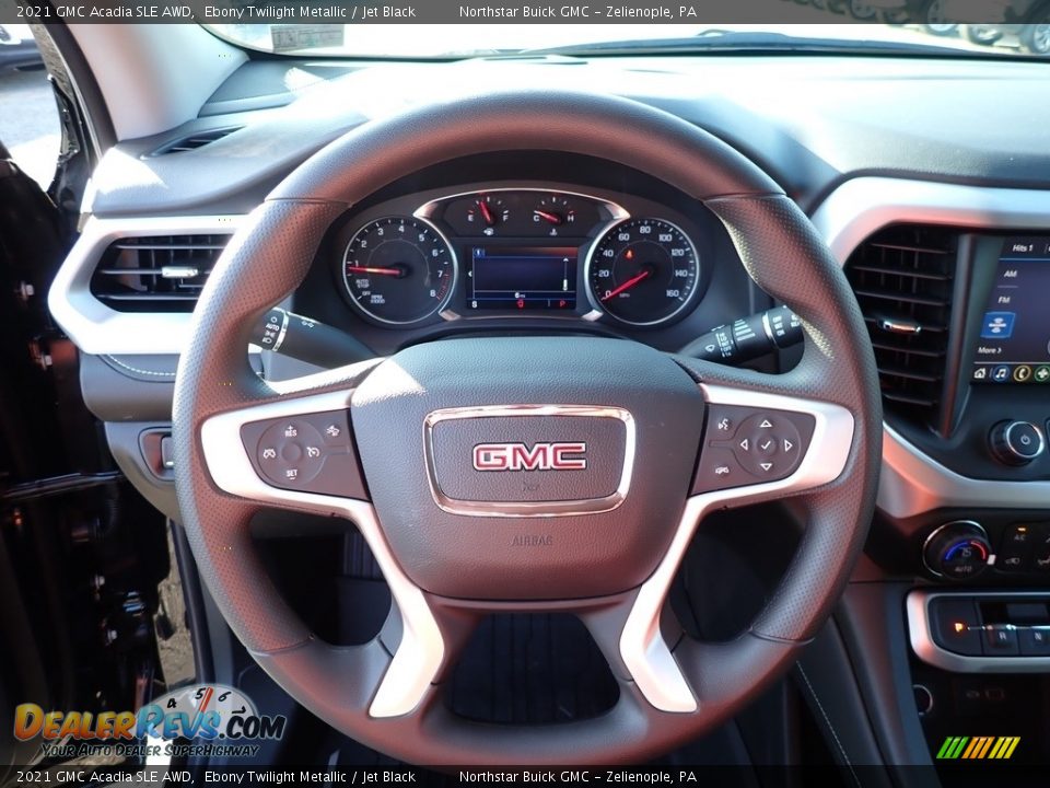 2021 GMC Acadia SLE AWD Steering Wheel Photo #17