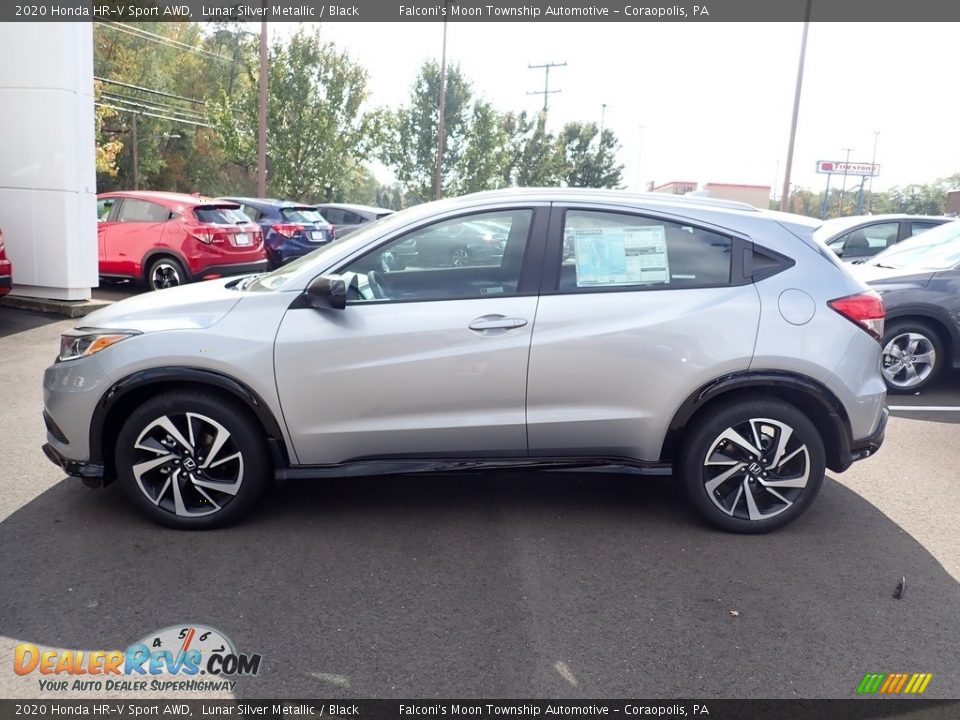 2020 Honda HR-V Sport AWD Lunar Silver Metallic / Black Photo #3