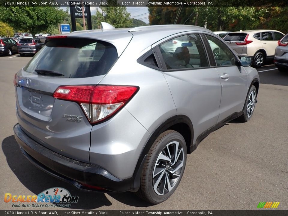 2020 Honda HR-V Sport AWD Lunar Silver Metallic / Black Photo #6