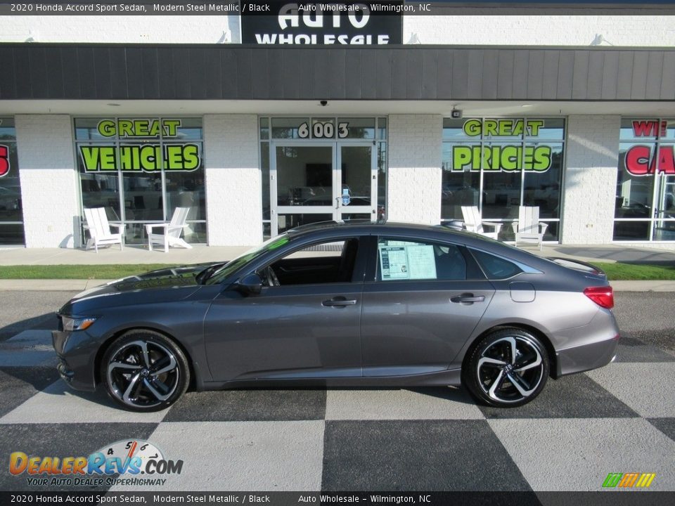 2020 Honda Accord Sport Sedan Modern Steel Metallic / Black Photo #1