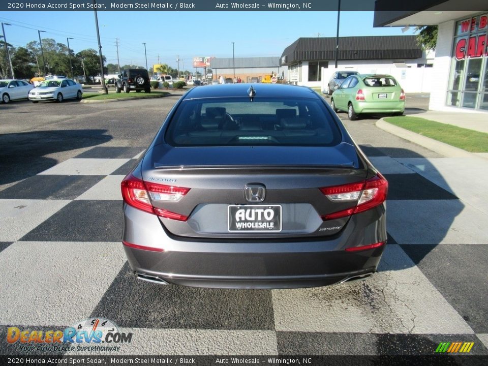 2020 Honda Accord Sport Sedan Modern Steel Metallic / Black Photo #4