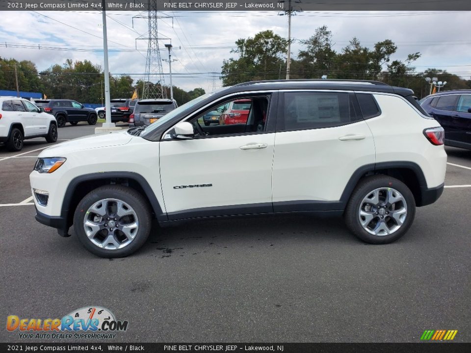 White 2021 Jeep Compass Limited 4x4 Photo #4