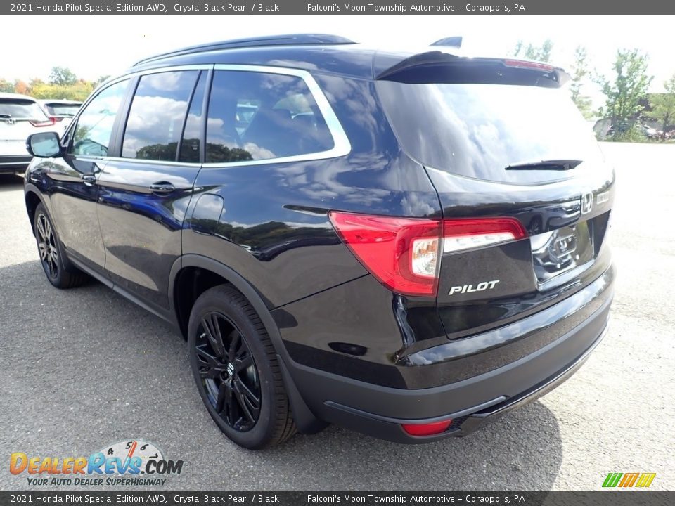 2021 Honda Pilot Special Edition AWD Crystal Black Pearl / Black Photo #3