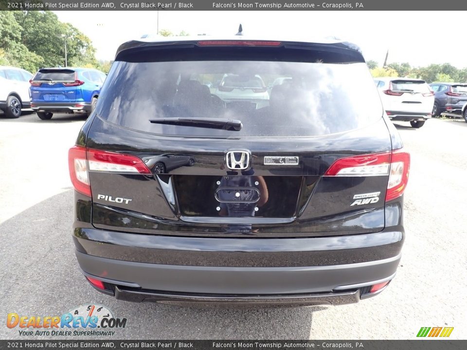 2021 Honda Pilot Special Edition AWD Crystal Black Pearl / Black Photo #4