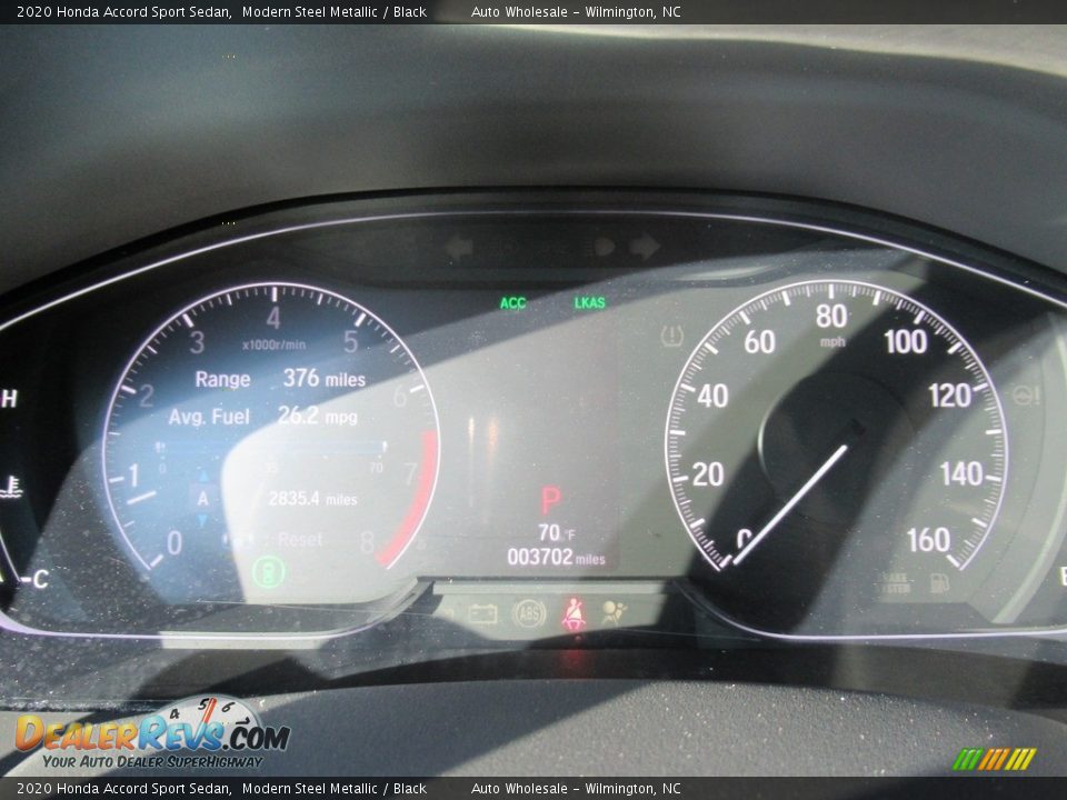 2020 Honda Accord Sport Sedan Modern Steel Metallic / Black Photo #15