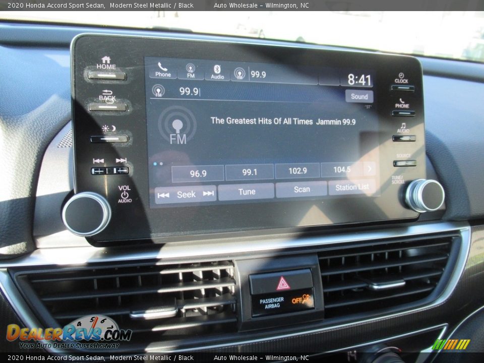 2020 Honda Accord Sport Sedan Modern Steel Metallic / Black Photo #17